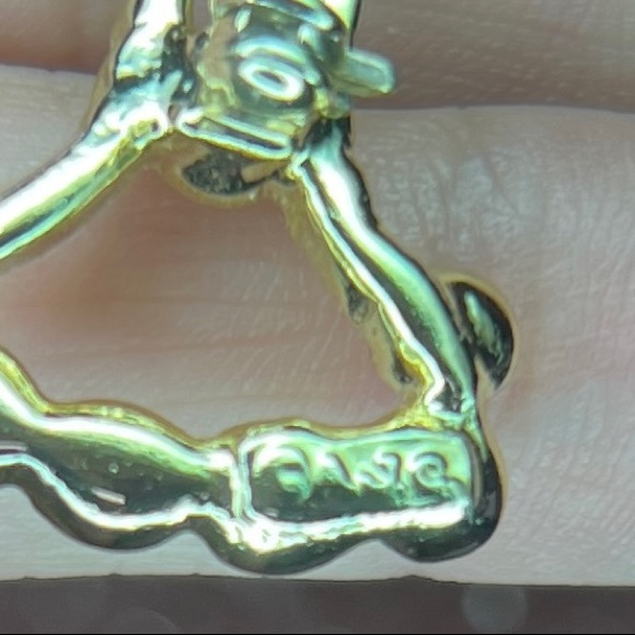 Vintage AJC Funny Figural Lady in Curlers & Lipstick 💄 Brooch - Picture 4 of 5